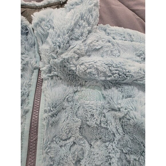 The North Face Girls' Reversible Mossbud Swirl Jacket Size 18 Soft Blue Gray - Picture 6 of 8